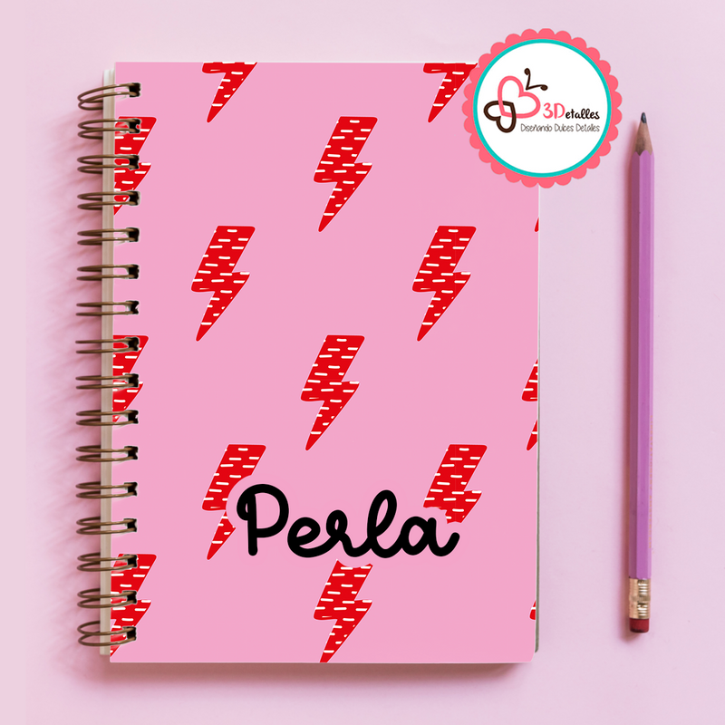 Libreta Rayos -Perla