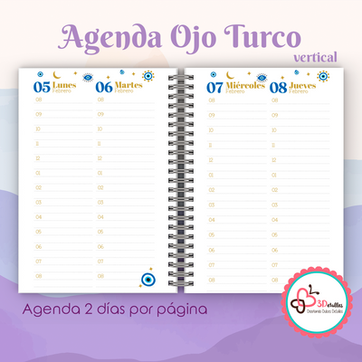 Agenda Ojo Turco Vertical
