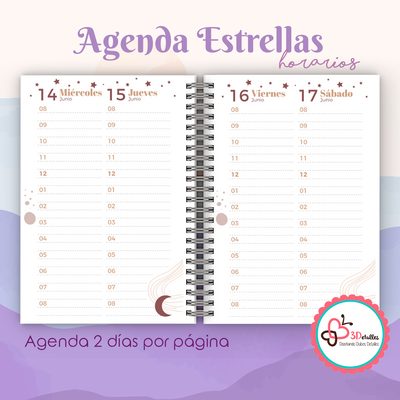 Agenda Estrellas horarios