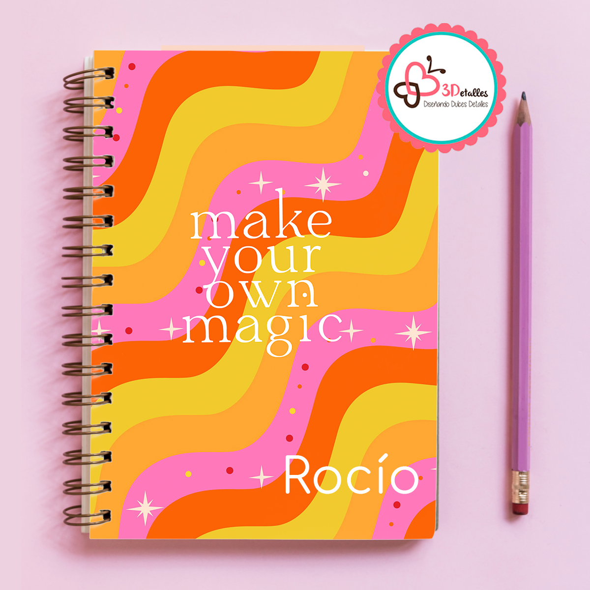 Libreta Make your own magic - Rocío