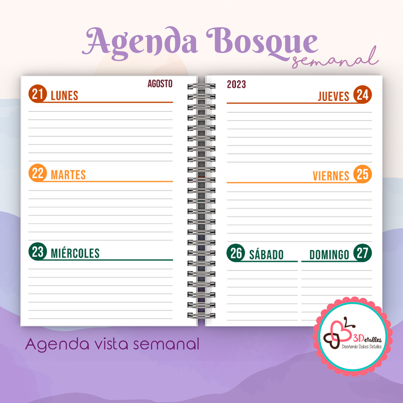 Agenda Bosque Semanal