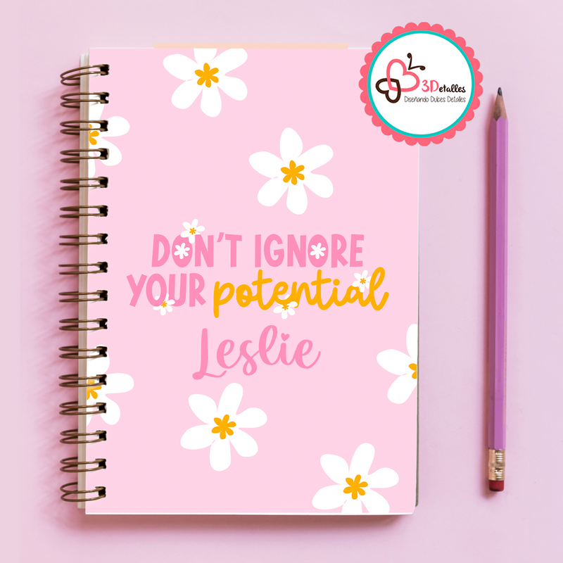 Libreta Your potential- Leslie