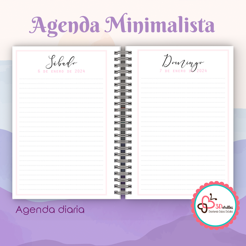 Agenda 2025 Minimalista