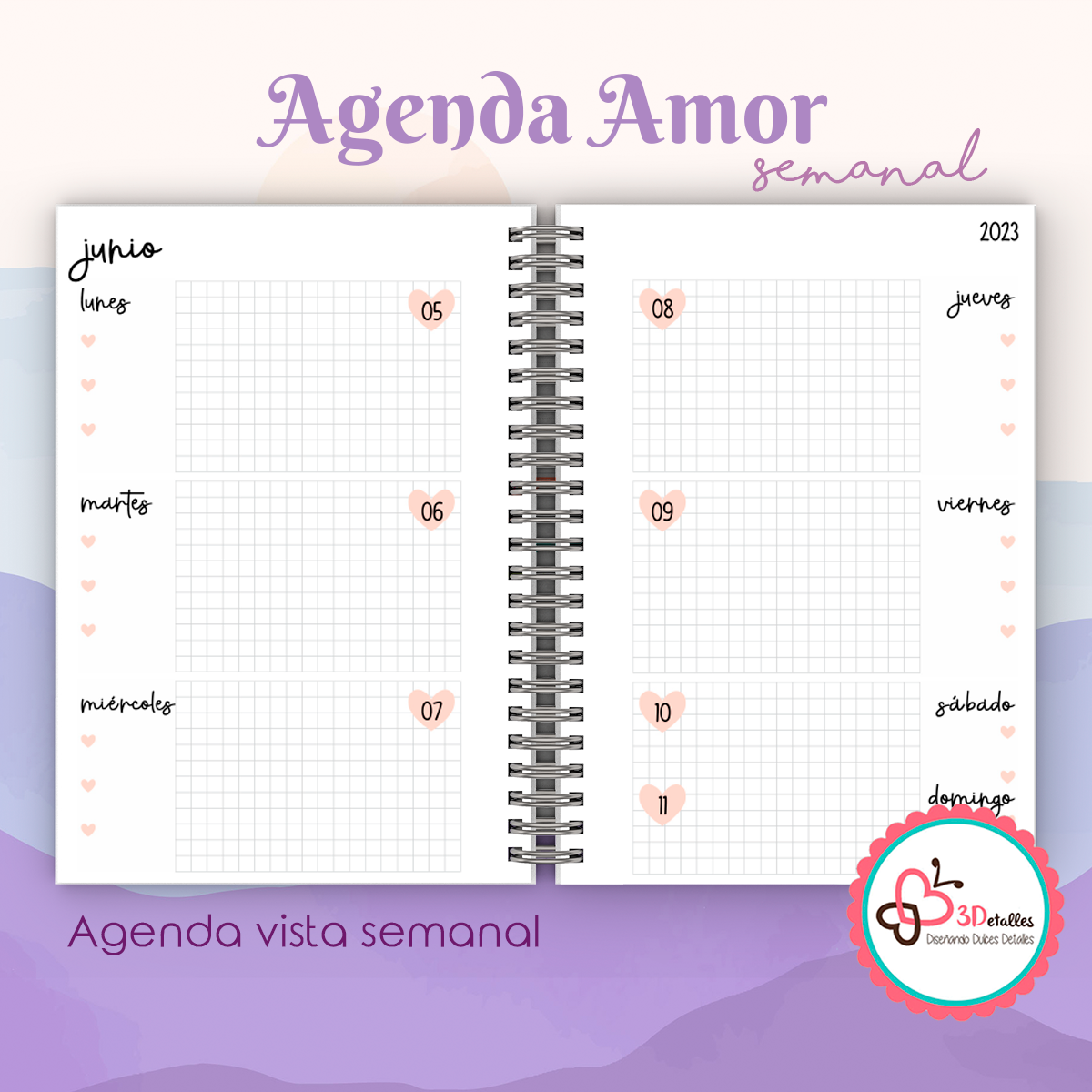 Agenda 2024 Amor Semanal