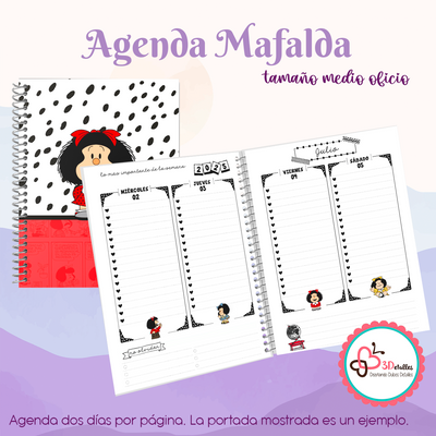 Agenda Mafalda - Medio Oficio