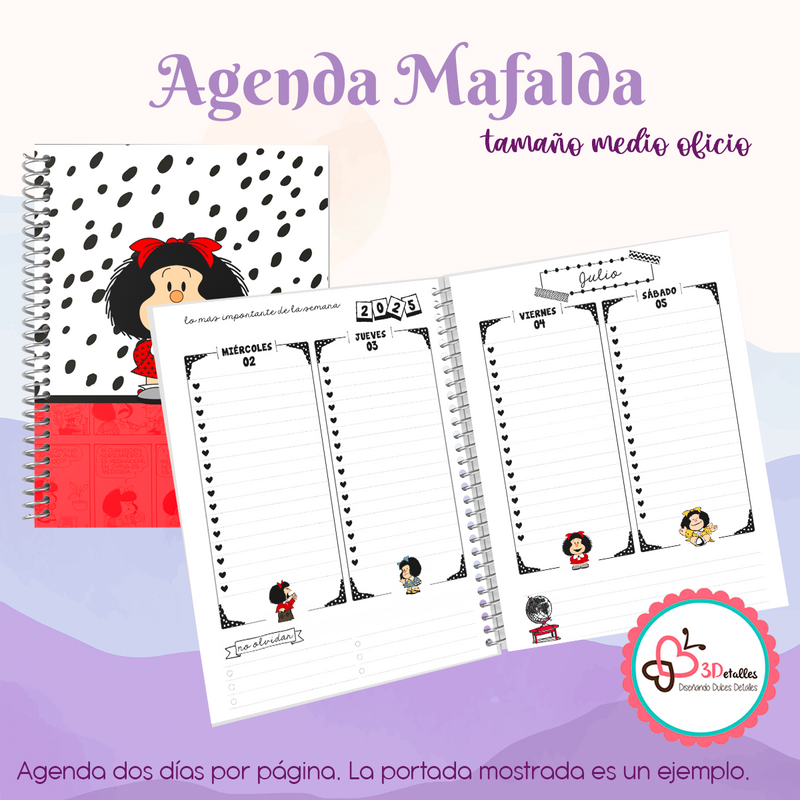 Agenda Mafalda - Medio Oficio