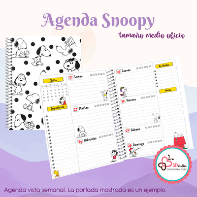 Agenda Snoopy - Medio Oficio