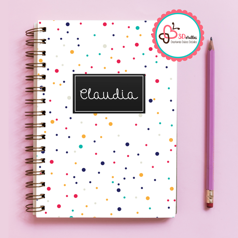 Libreta Puntos Elegante