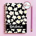 Libreta Flores Blancas