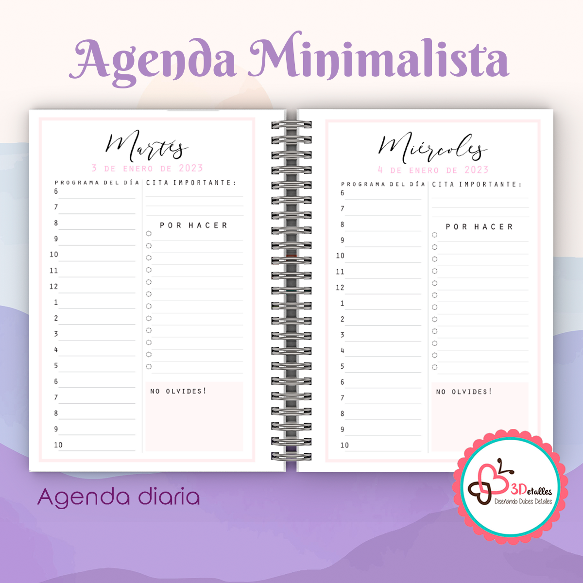 Agenda 2023 Minimalista