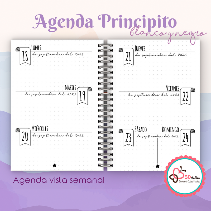 Agenda 2023 Principito B&N
