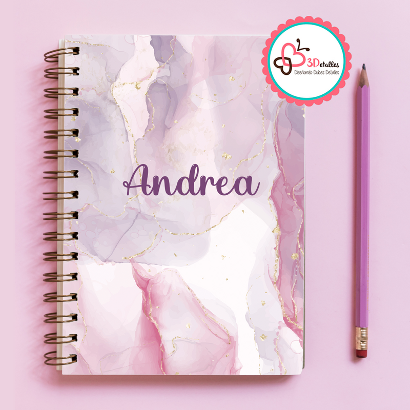Libreta tinta morada