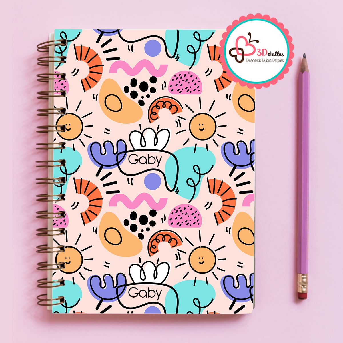 Libreta sol feliz