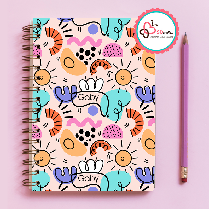 Libreta sol feliz