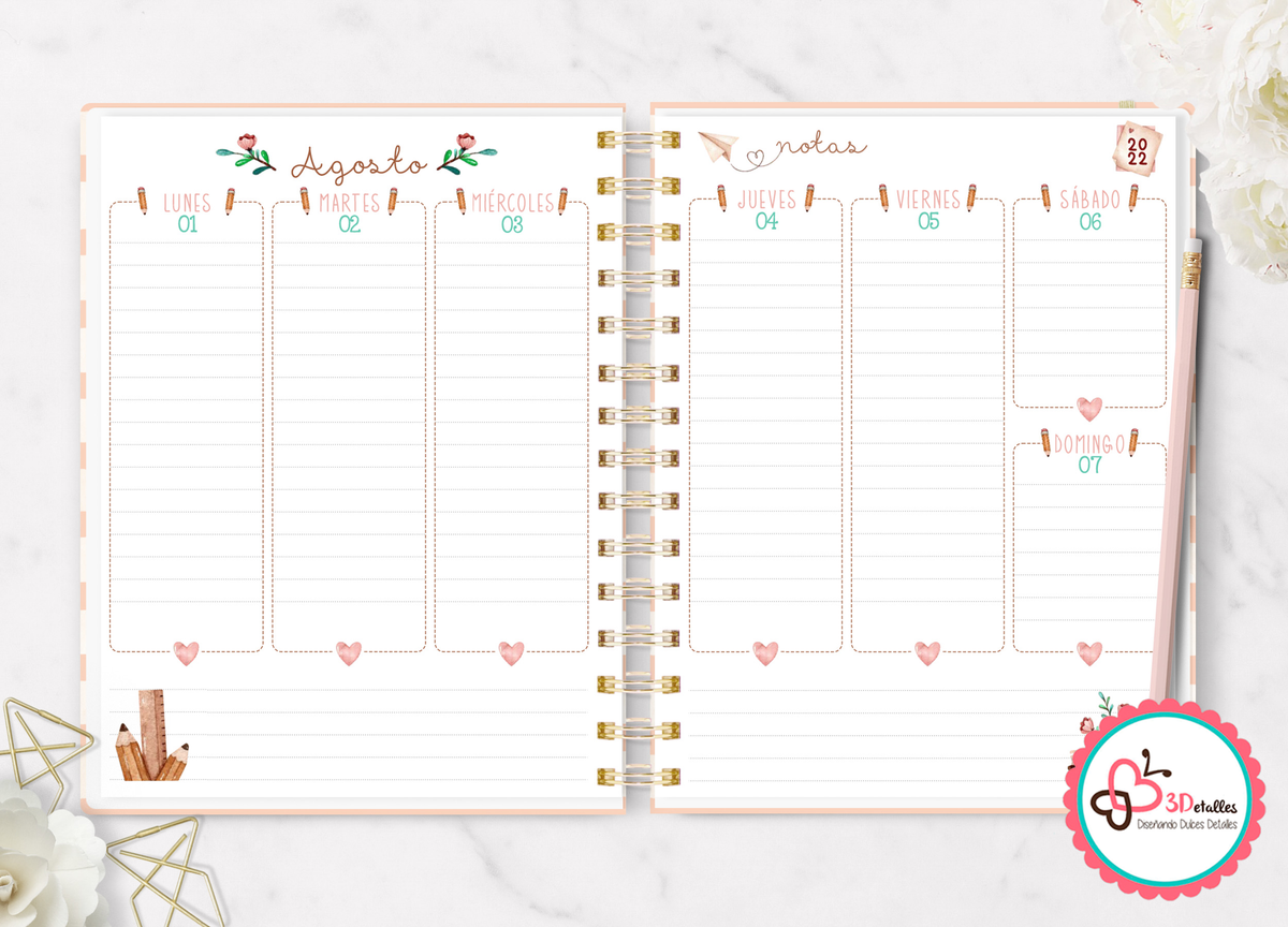Agenda Maestra Miel