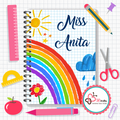 Libreta maestro versión arcoiris