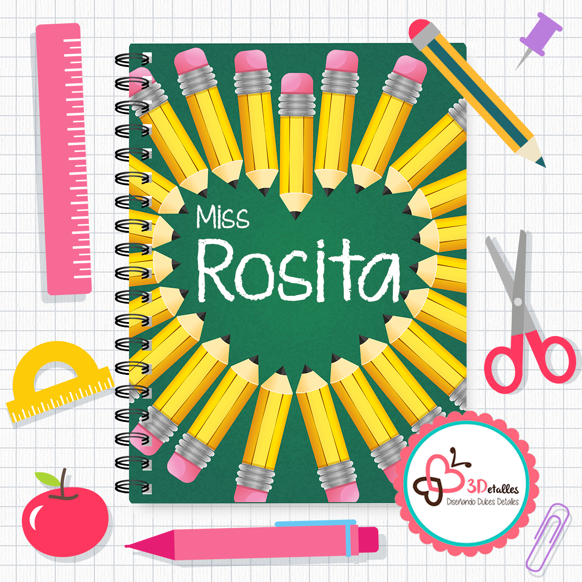 Libreta maestro versión Lápices