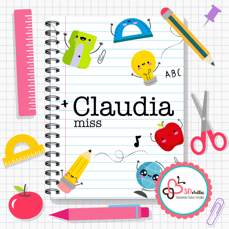 Libreta maestro versión Sonrisas