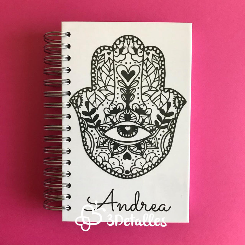 Libreta Mano Hamsa
