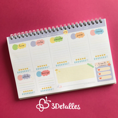 Planeador semanal de escritorio