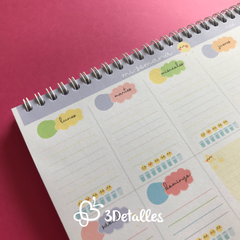 Planeador semanal de escritorio